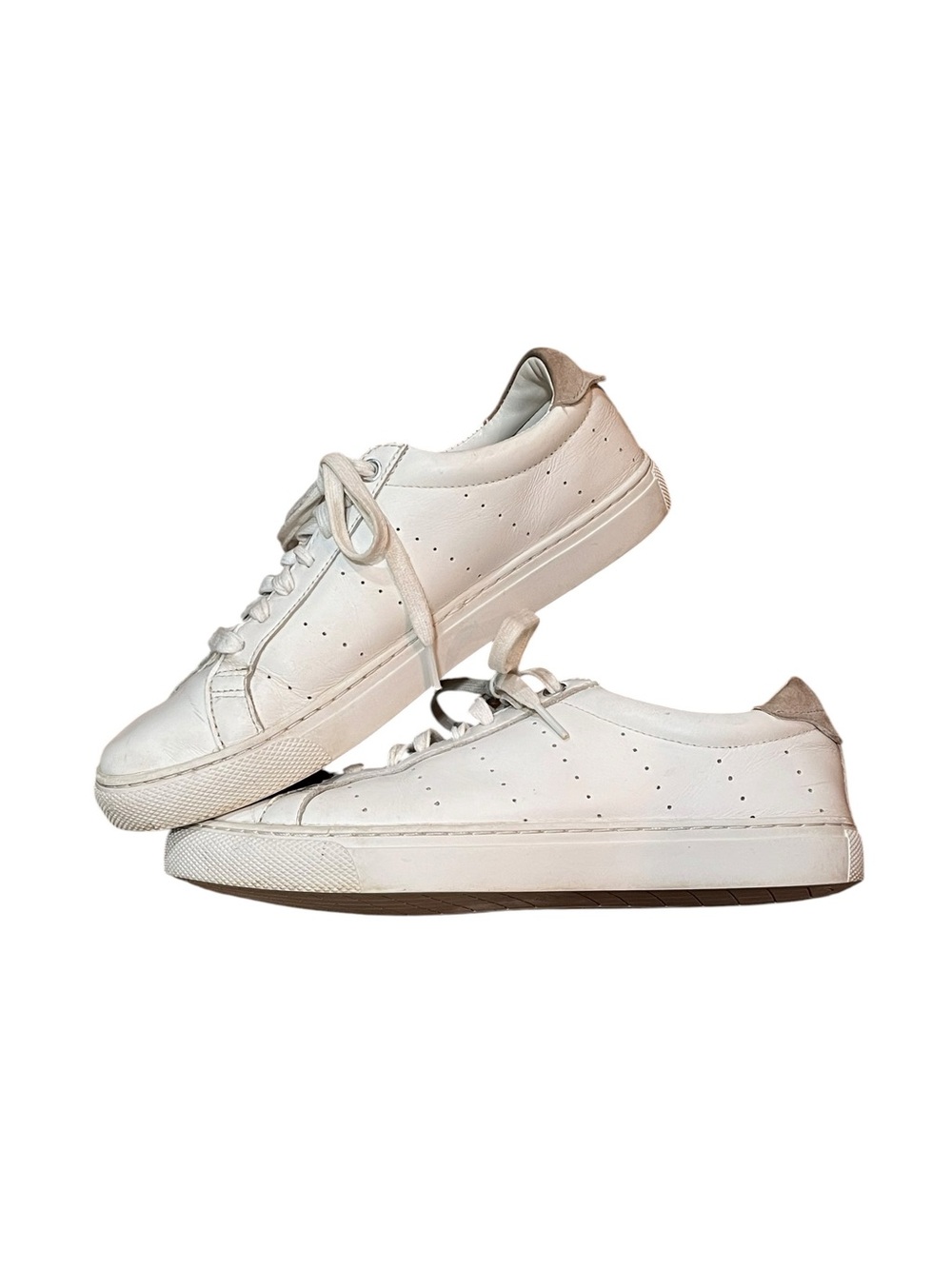 J. Crew White Leather Sneakers Tennis Shoes Trainers
